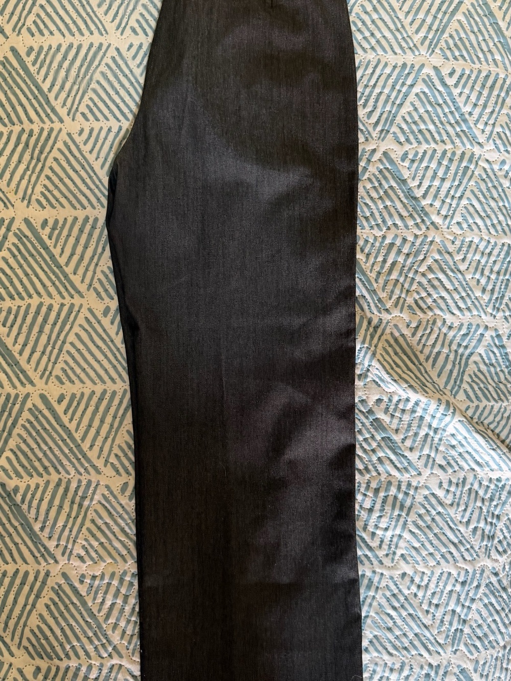 Vintage 90s KENZO JEANS 2-Piece Suit Kimono Wrap Top & Cropped Pants Italy 40 - Picture 6 of 6